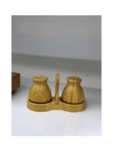 Mien Bambu Standlı Tuzluk Biberlik MİEN-7B08 - 1
