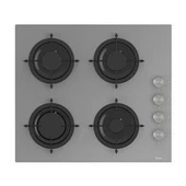 Ferre 2'li Gri Cam Ankastre Set Qms63cpr Flowart Turbolu - CS208 Gri Cam Ocak - 3