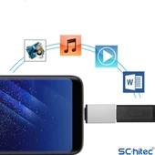 ScHitec Type-C to UsbA 3.0 OTG Dönüştürücü - 3