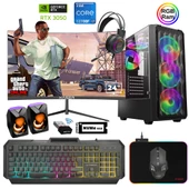 Xaser Xsr884 i7 12700F 16GB Ram 512GB M.2 NVMe SSD 6GB RTX3050 23.8" 180Hz Curved Oyuncu Bilgisayarı thumbnail 1