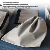 Premium 7'li Antrasit Valiz Düzenleyici Bavul içi Organizer Set Seyahat Hurcu thumbnail 5