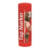 Top Marker Hayvan İşaretleme Kalemi Kırmızı thumbnail 1