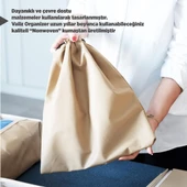 Premium 7'li Karamel Valiz Düzenleyici Bavul içi Organizer Set Seyahat Hurcu thumbnail 3