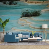 Pamukkale Manzaralı Duvar Kağıdı Baskı thumbnail 1