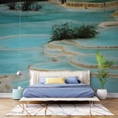 Pamukkale Manzaralı Duvar Kağıdı Baskı thumbnail 3