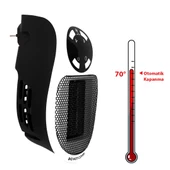 500watt Mini Fanlı Isıtıcı Pratik Evcil Hayvan Kümes Kuluçka Isıtıcı (Zaman Ayarlı 1-12 Saat) Oda Isıtıcı - Baş ucu Isıtıcısı - 2