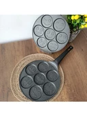 Gülen Yüz Alüminyum Döküm Granit Kaplama Pankek Tava 26 cm - 2