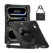 iPad Pro 13 2024 Uyumlu Tam Koruma Sağlayan Zırhlı Silikon Tablet Kılıfı - Şok Emici, Dayanıklı ve Şık Tasarım thumbnail 1