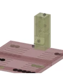 ElisGiftStore Zar Kulesi, Dice Tower, Tavla Zarı Kulesi, Tavla Takımı Aksesuarı, Tavla Zarı EH037 - 4