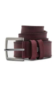 Erkek Bordo Deri Kemer 112531 - 1