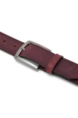 Erkek Bordo Deri Kemer 112531 - 4