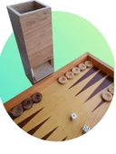 ElisGiftStore Zar Kulesi, Dice Tower, Tavla Zarı Kulesi, Tavla Takımı Aksesuarı, Tavla Zarı EH037 - 1