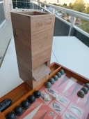 ElisGiftStore Zar Kulesi, Dice Tower, Tavla Zarı Kulesi, Tavla Takımı Aksesuarı, Tavla Zarı EH037 - 3
