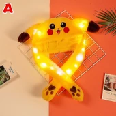 Işıklı Tavşan Kulaklı Şapka Pikachu Bere - 3