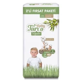 Baby Turco Doğadan 2'li Fırsat Paketi Bebek Bezi 7 Numara Xxlarge 40 Adet - 2