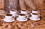 Bambum Narvari 6 Kişilik Kahve Fincan Takımı B0687 - 1