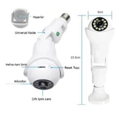 Blic Bulb 2.4g Wi-fi 1 Mp Ultra Hd 355 Derece Panoramik Ip Kamera Blm-62 - 3