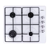 Arnell AR650 Beyaz Slim Emaye LPG (tüplü) Set Üstü Ocak - 1