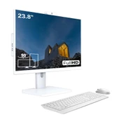 Xaser Xsr875 i7 4770 16GB Ram 128GB SSD 23.8" Webcam + Wifi Pivot All In One Bilgisayar thumbnail 1