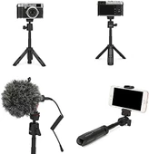 Zore MT-19 Kamera Mikrofon ve Akıllı Telefonlar için Tripod - 7