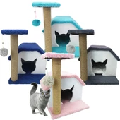 Kedi Oyun Evi Platform Tırmalama Tahtası - 1