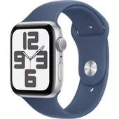Apple Watch Se Gps 40MM Silver Aluminium Case With Denim Sport Band - M/l - 1