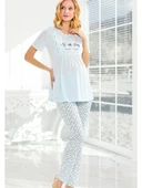 FLZ 24010 Kadın Yazlık Lohusa Pijama Takım - 1