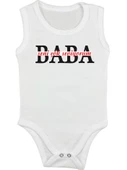 Organik %100 Pamuk Baba Askılı  Bebek Çıtçıtlı Body Badi Zıbın Tulum ZBN051 - 1