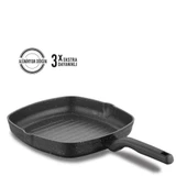 KORKMAZ ORNELLA KARE GRILL TAVA 28*28 CM A1120 - 1
