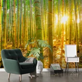 Bambu Ormanı Temalı Duvar Kağıdı thumbnail 6