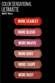 Maybelline New York Color Sensational Ultimatte Mat Ruj- 799 More Taupe Nude - 7