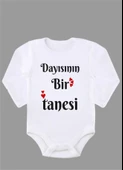 Uzun Kollu %100 Organik Pamuk Baskılı Bebek Body Çıtçıtlı Zıbın ZBN090 - 1