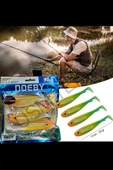 Sasi Yem 4 Adet 13 cm 20gr Silikon Balık Rapala Lures Yapay Yem  Silikon Yem thumbnail 4