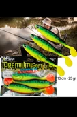 Sasi Yem 3 Adet 13 cm 24gr Silikon Balık Rapala Lures Yapay Yem Silikon Yem thumbnail 2
