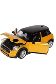 Metal 1:24 Mini Cooper HATCH 24058W Model Araba TURUNCU Erkek Çocuk Araba Oyun Oyuncak Koleksiyon - 2