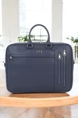 Lacivert Unisex 17,3 inç Evrak-Laptop Çantası - 1