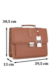 Taba Klasik Evrak Model Erkek 15.6 inç Laptop Çantası - 2