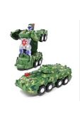Tank Pilli Sesli Işıklı Çarp-Dön Transformerss Tank - 1