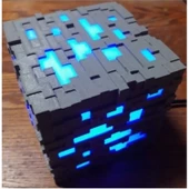 Minecraft Maden Rgb Led Lamba Şarjlı Bluetooth Bağlantı - 5