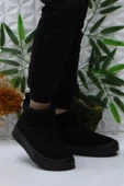 Kinetix Saro Siyah Rahat Orijinal Ürün İçi Suni Kürklü Kısa Kadın Bot thumbnail 2