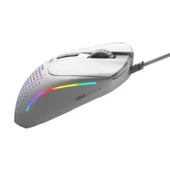 Glorious Model I 2 66 Gram 9 Düğmeli Kablolu Oyuncu Mouse Beyaz - 2