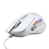 Glorious Model I 2 66 Gram 9 Düğmeli Kablolu Oyuncu Mouse Beyaz - 7
