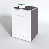 Kenzlife bulaşık&çamaşır&kurutma makinesi dolabı berfu gri 90*70*60 banyo ofis - 2
