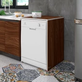 Kenzlife bulaşık&çamaşır&kurutma makinesi dolabı berfu cvz 90*70*60 banyo ofis thumbnail 1