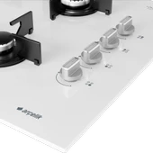 Arçelik OCD T 651 EB Beyaz Cam Ankastre Ocak - 4