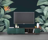 Yeşil Yaprak Görünümlü Duvar Kağıdı Baskı thumbnail 3