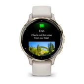 Garmin Venu 3S Soft Gold | Fil Dişi Kayışlı - 1