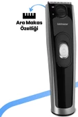 GOLDMASTER GM-8114 NERO ŞARJLI SAÇ KESME MAKİNESİ - 3