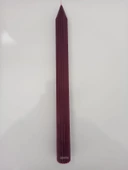 qosrix Bordo Şamdan Soya Mumu 1. Kalite Doğal Vanilya Kokulu Uzun Çubuk Konik Mum Dekoratif 1 Adet thumbnail 4