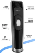 GOLDMASTER GM-8114 NERO ŞARJLI SAÇ KESME MAKİNESİ - 2
